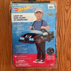 Hot Wheels Halloween Costume Light Up Ride Along GT-Scorcher One Size